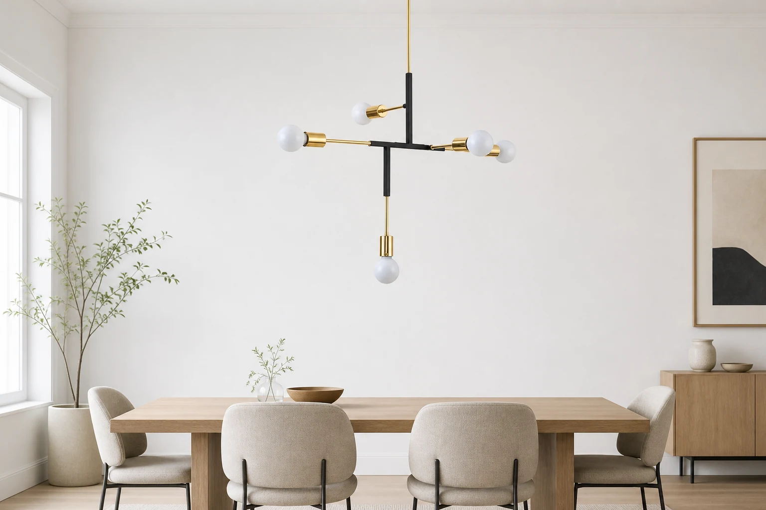 ILLUMA pendant lamp styled in a warm interior