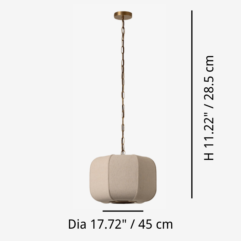 Maßzeichnung für Loomis-Anhänger mit 45 cm Durchmesser