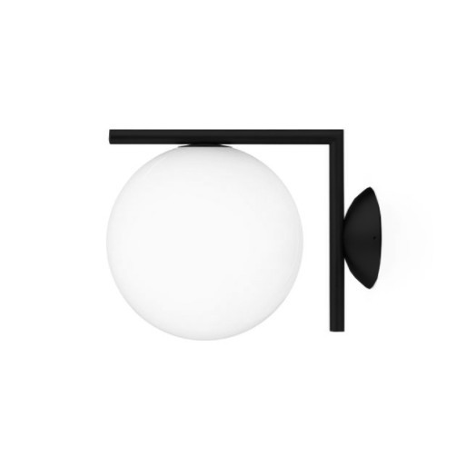 Black finish option for S62 glass globe light