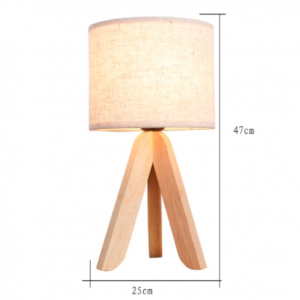Minimalist Wooden Table Light Design A size diagram