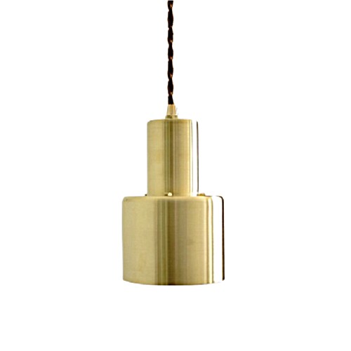 Isolated Drop Cap Pendant Light with cord