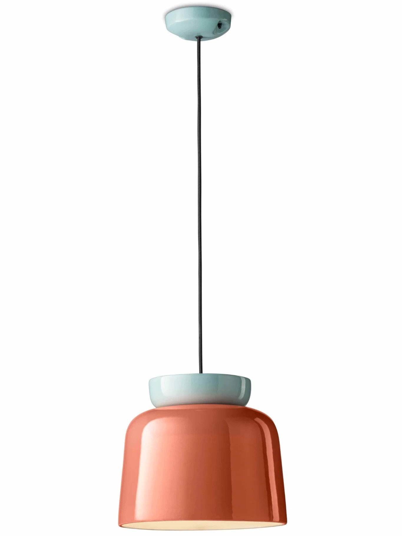 Lampa wisząca Coral Fiesta z pełnym baldachimem i sznurkiem