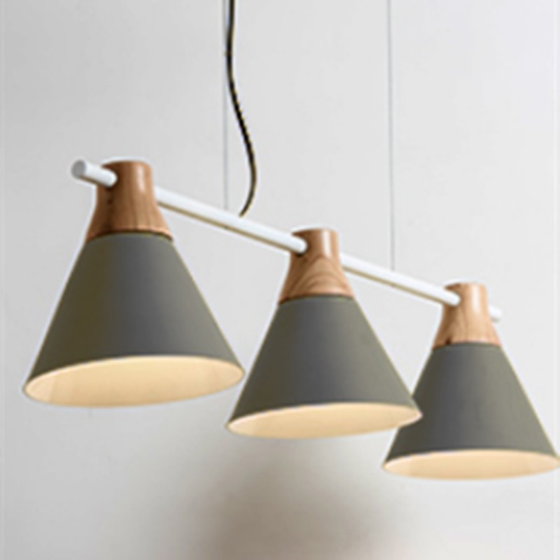 GRENNER Pole Pendant Light in grey