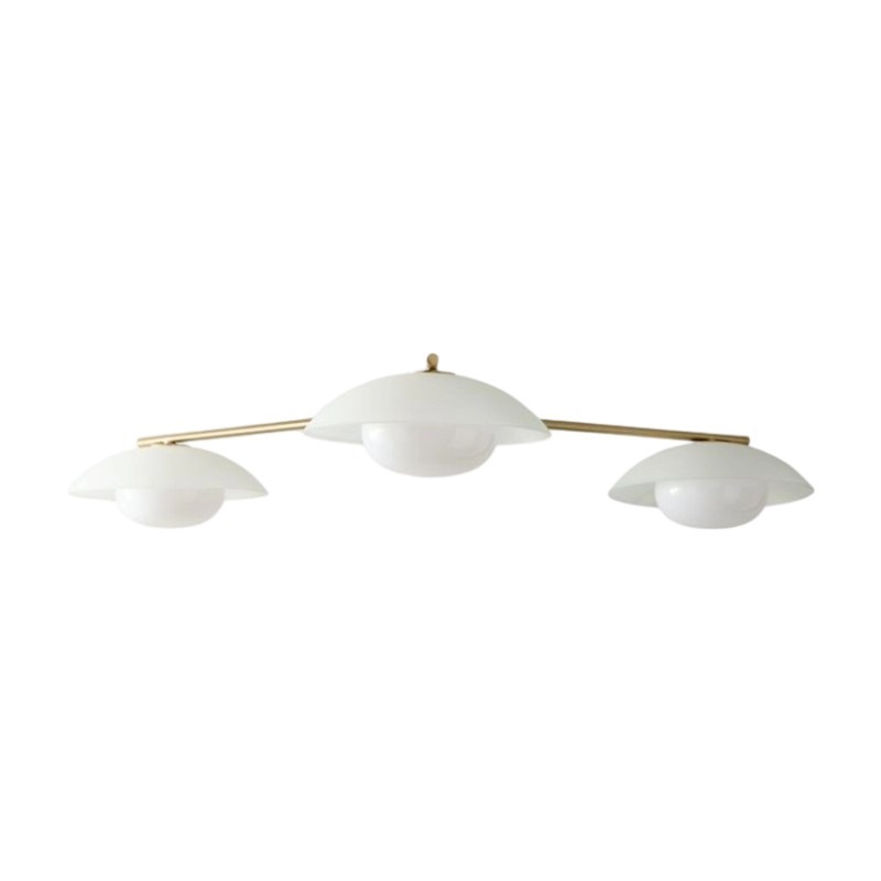 Elorina 3-light ceiling fixture isolated product view
