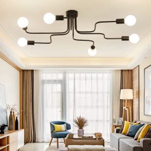Avize Chandelier in a bright living room scene