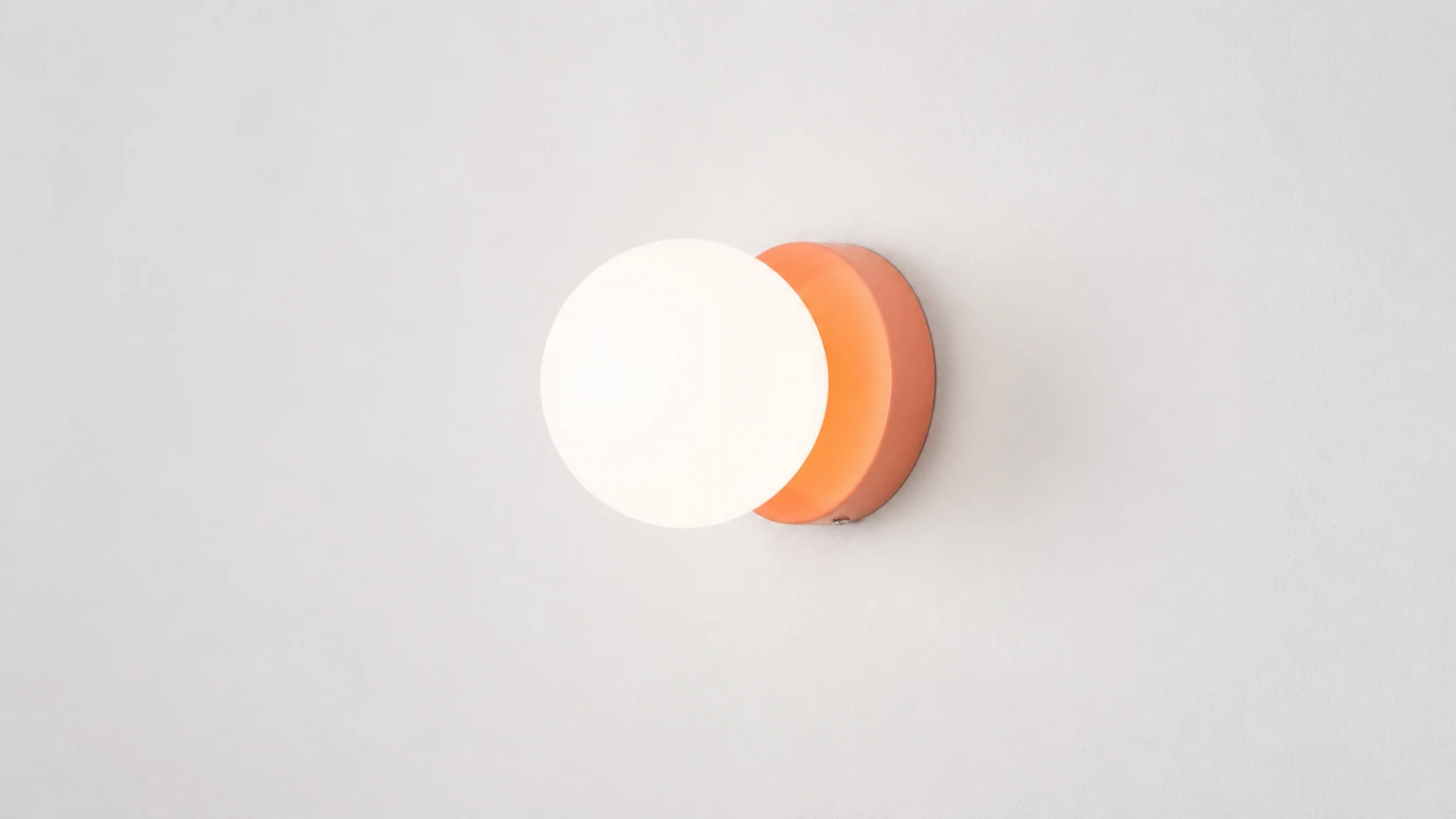 LEXA Geometric LED Ceiling Light in Wood installed in a warm room