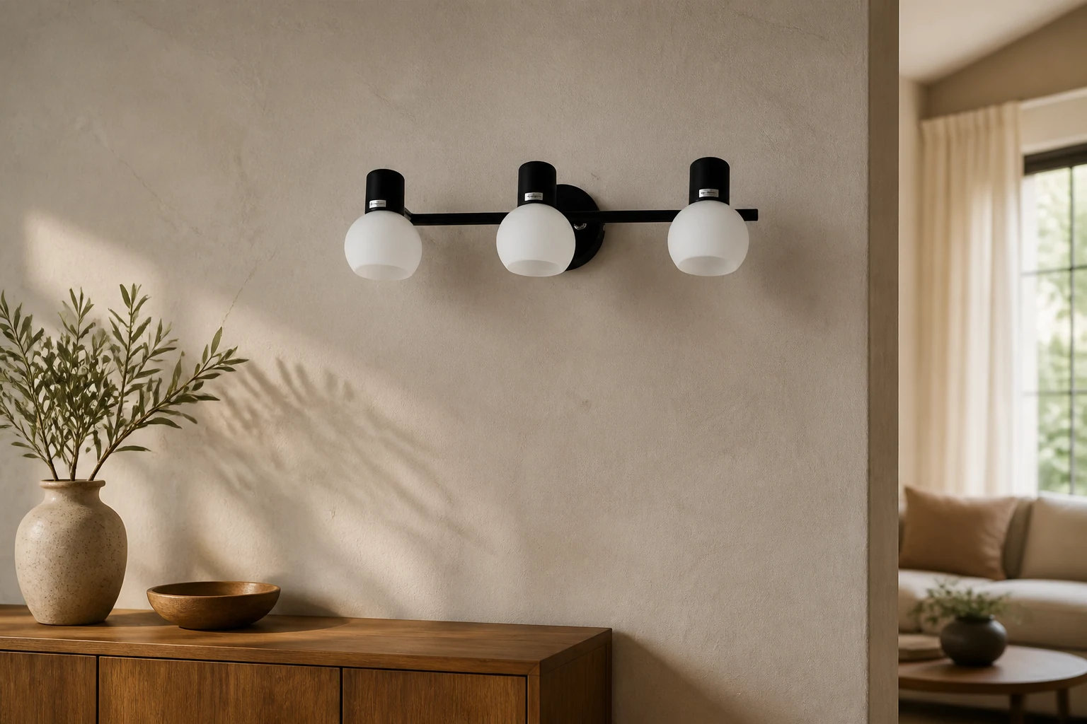 Applique da parete BERTULA Classic utilizzata in un ambiente d'arredo lifestyle.