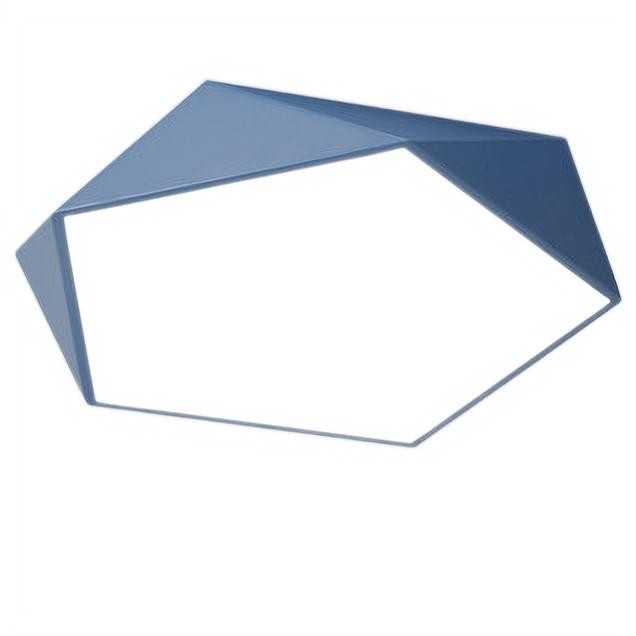 Sininen LEXA Geometrinen LED-kattovalaisin, tuotekuva