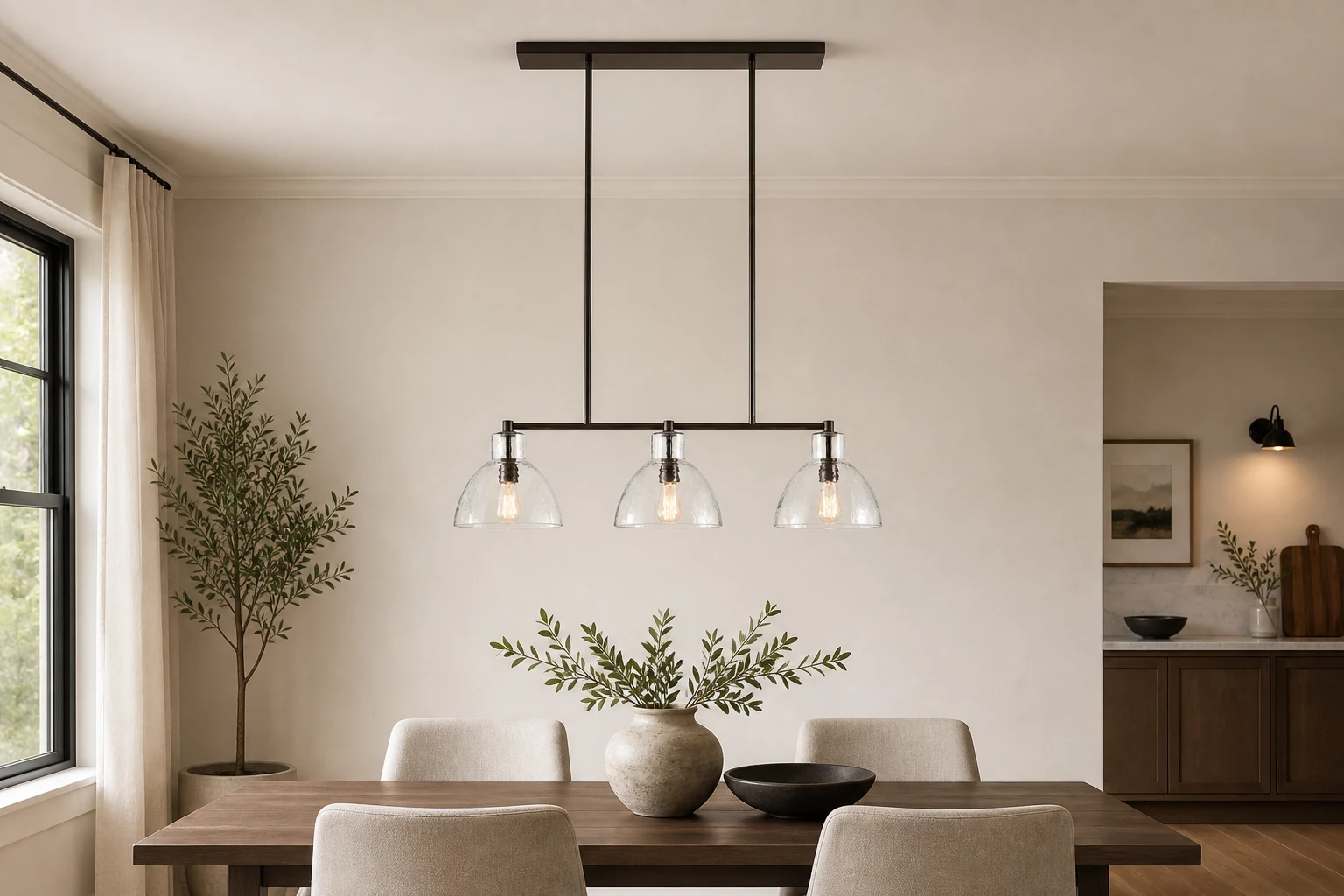 Glavira chandelier in a lifestyle interior scene