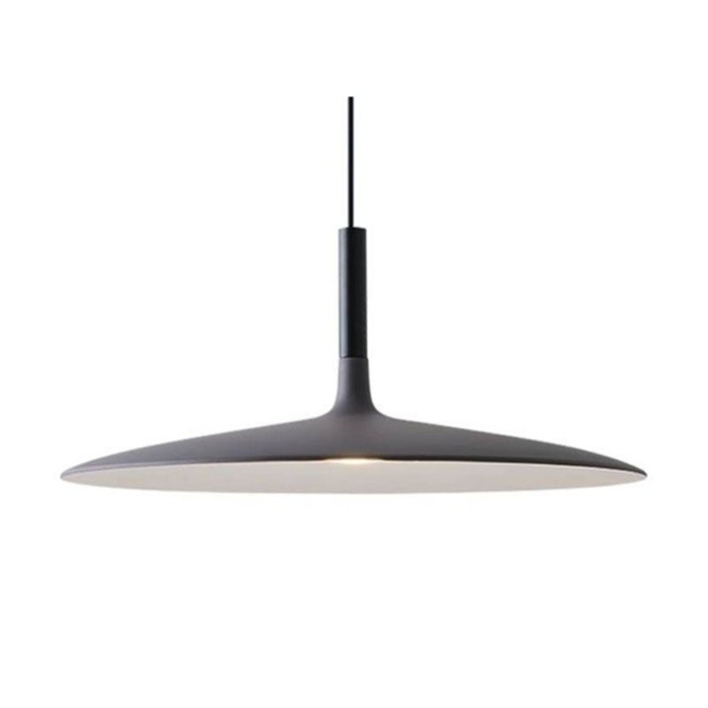 Black cone pendant finish