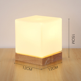 COZY LED Table Light Design A size diagram