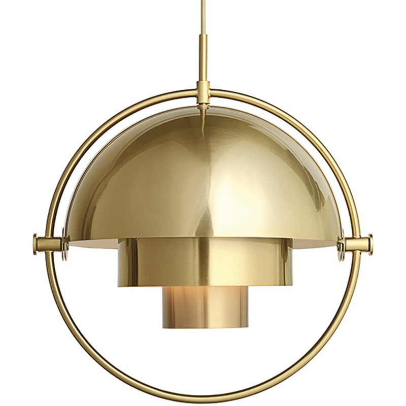 Pendelleuchte in Gold- oder Kupferoptik