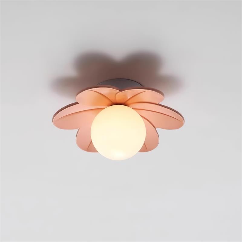 Variante der Deckenleuchte „Rosa Blume“ P015