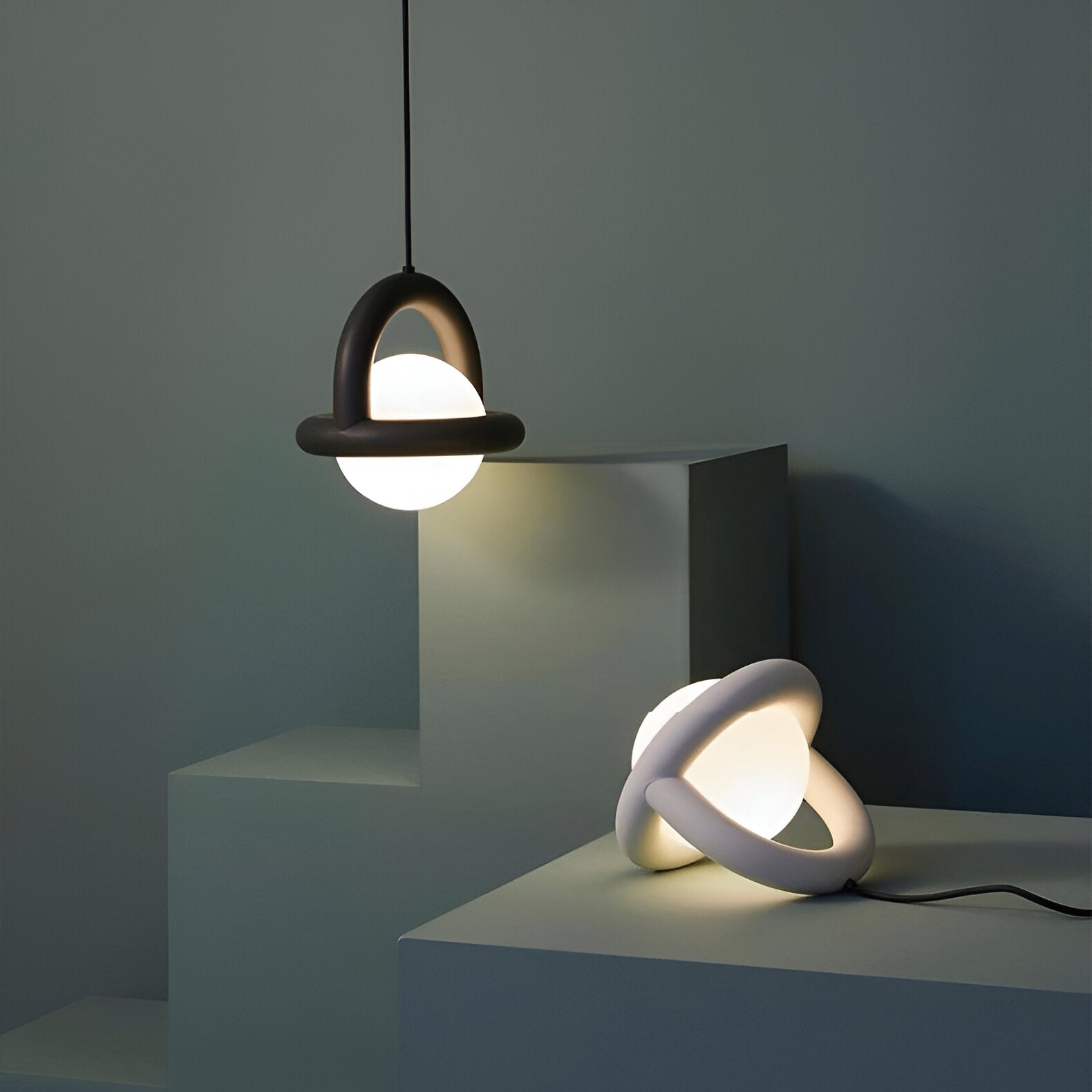 Lampa wisząca Nordic Cory w skoordynowanej scenie wnętrza