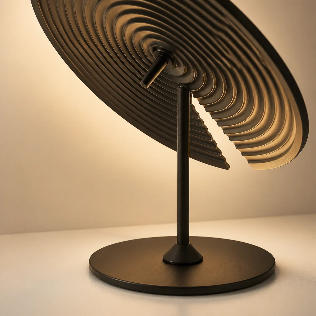 Close-up detail of the Ring LED Pendant Light ring and finish
