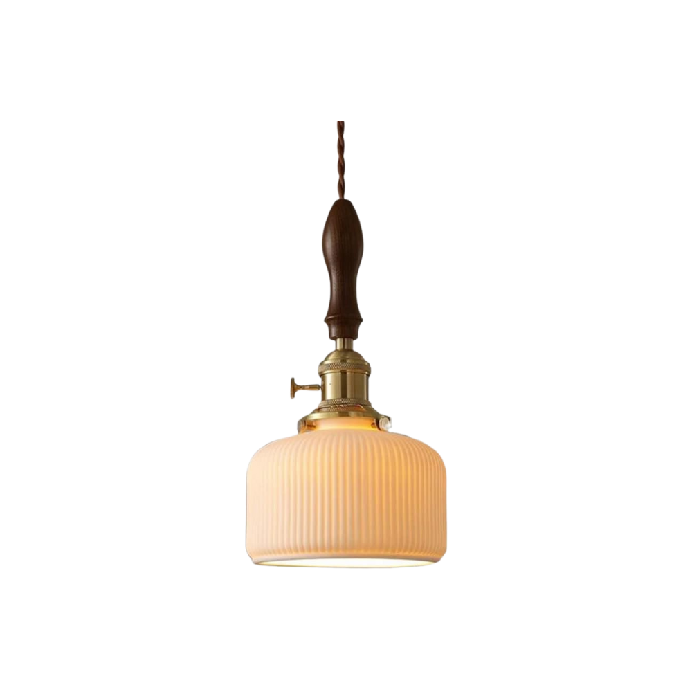 Centered product view of The Smooth Ceramic Pendant Lamp D863
