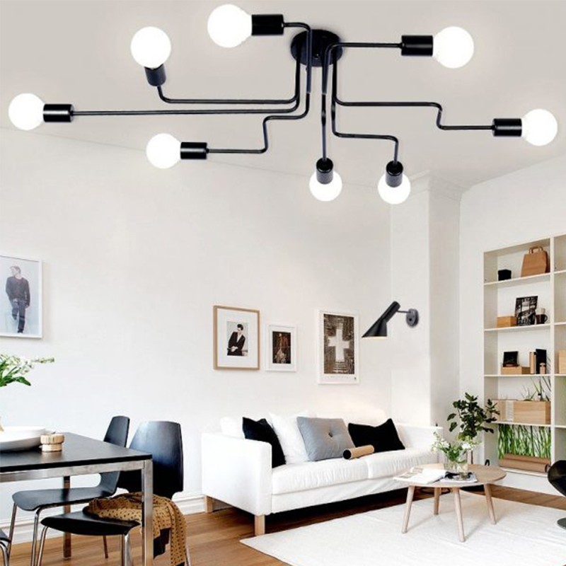 Wide Avize Chandelier in a living area