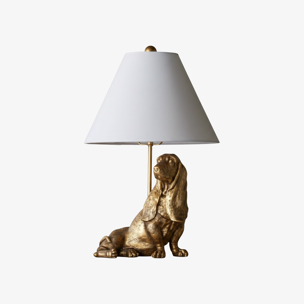 Pawdia Hound lamp on white background