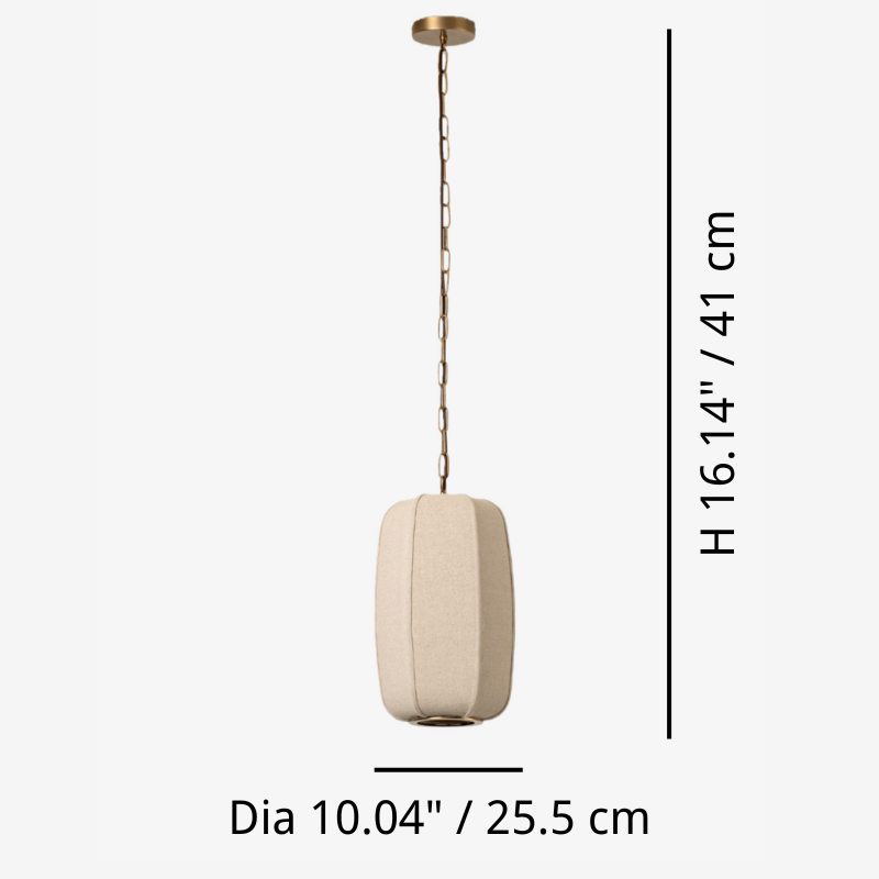 Maßzeichnung für einen Loomis-Anhänger mit 25,5 cm Durchmesser
