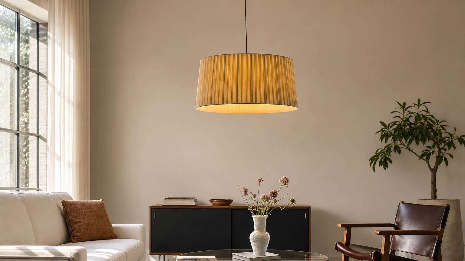Industrial Country Metal Pendant Light in an industrial room setting